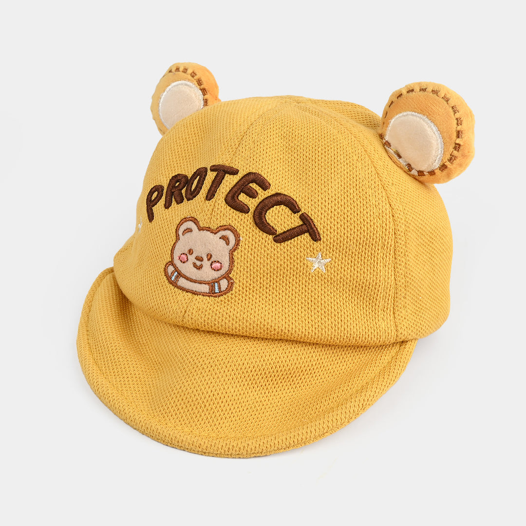 BABY SUN PROTECTION CAP/HAT | 1550-YELLOW