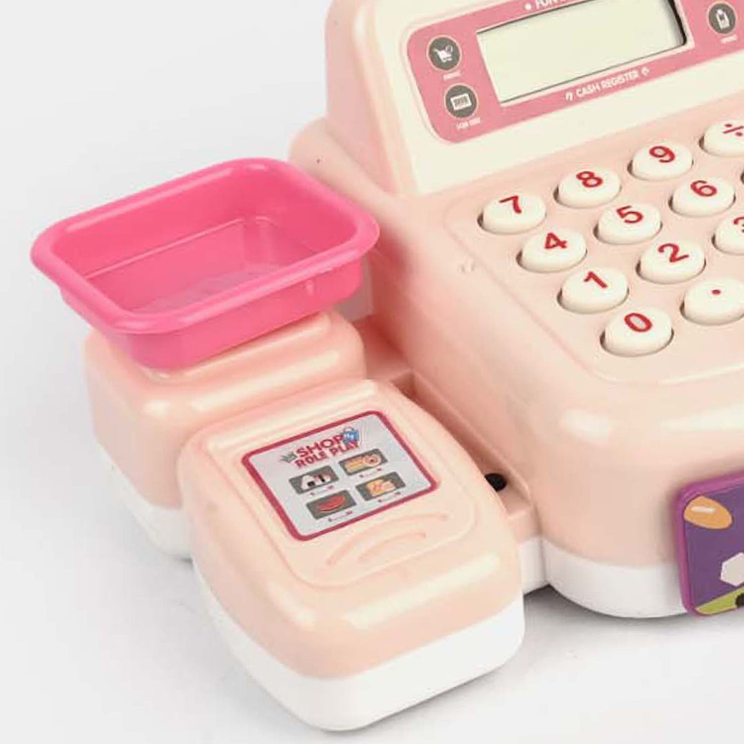 Toy Cash Register Play Set With Light & Sound