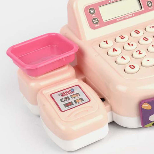 Toy Cash Register Play Set With Light & Sound