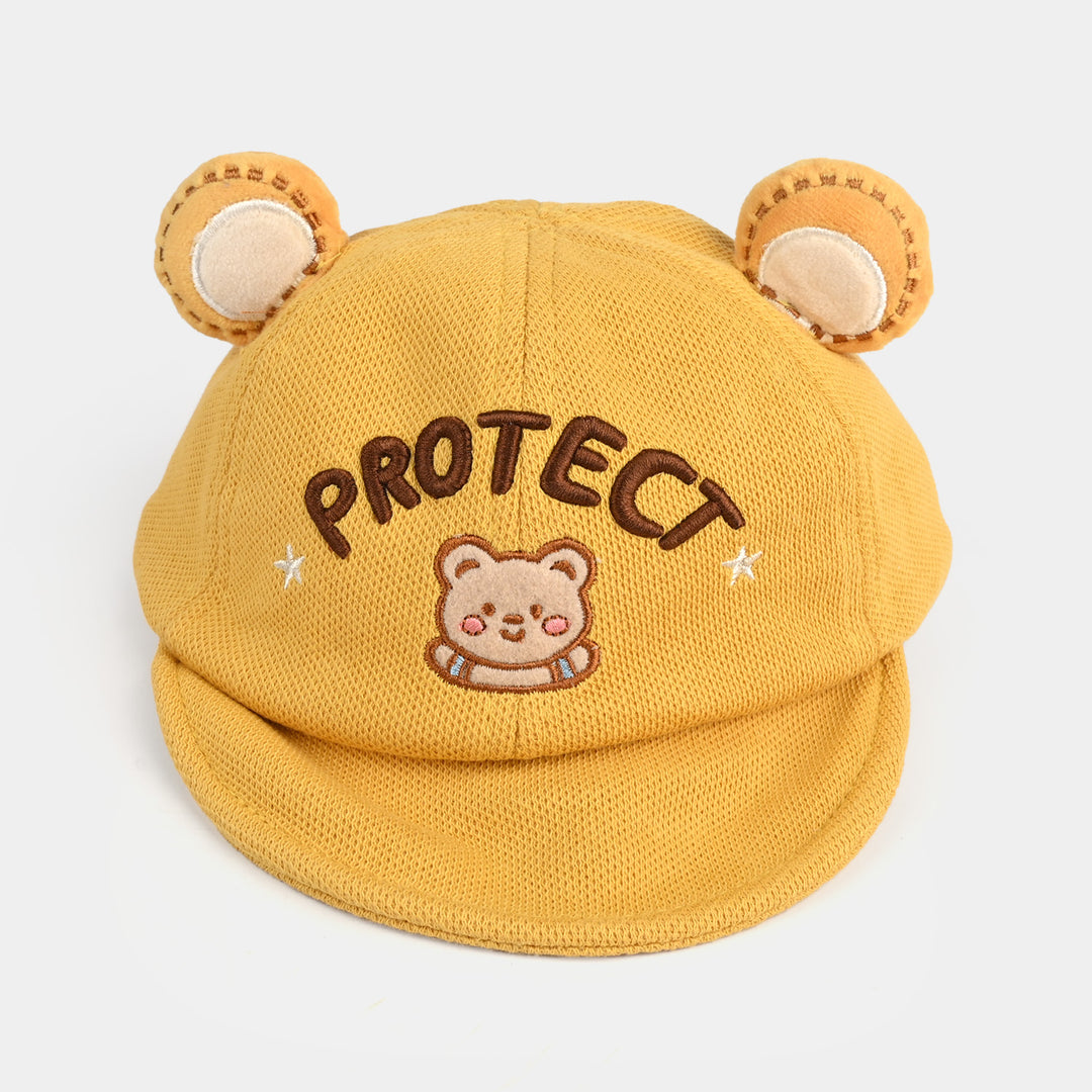 BABY SUN PROTECTION CAP/HAT | 1550-YELLOW