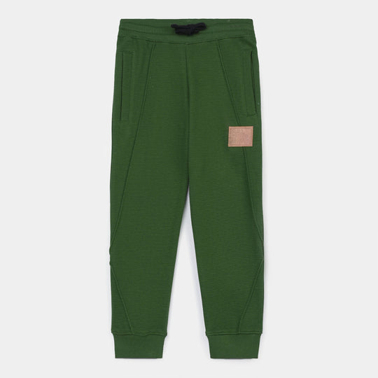 Boys Ottoman Ottoman Pajama Speed Ahead-Olive Green