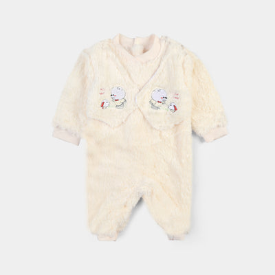 Infant Unisex Romper-Cream