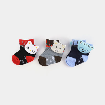 Character Baby Socks 3PCs Set | 0-12M