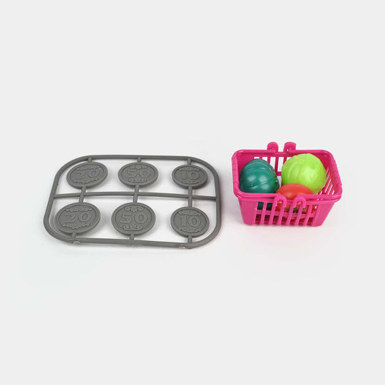 Toy Cash Register Play Set With Light & Sound