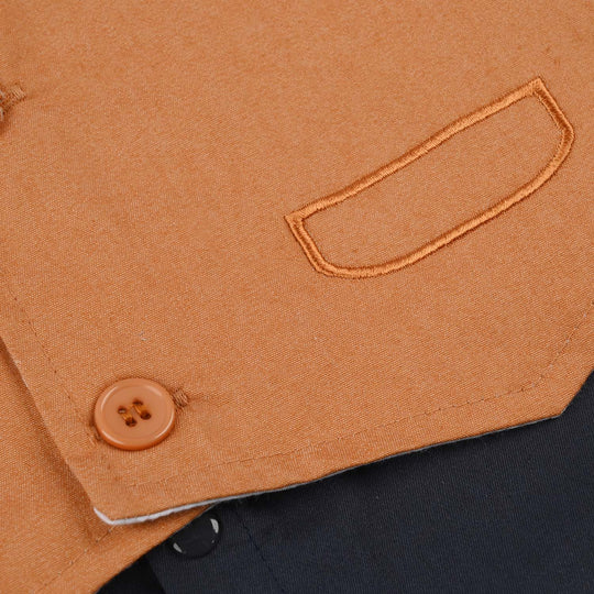 Infant Boys Jersey/Terry Romper 297-023 -BEIGE