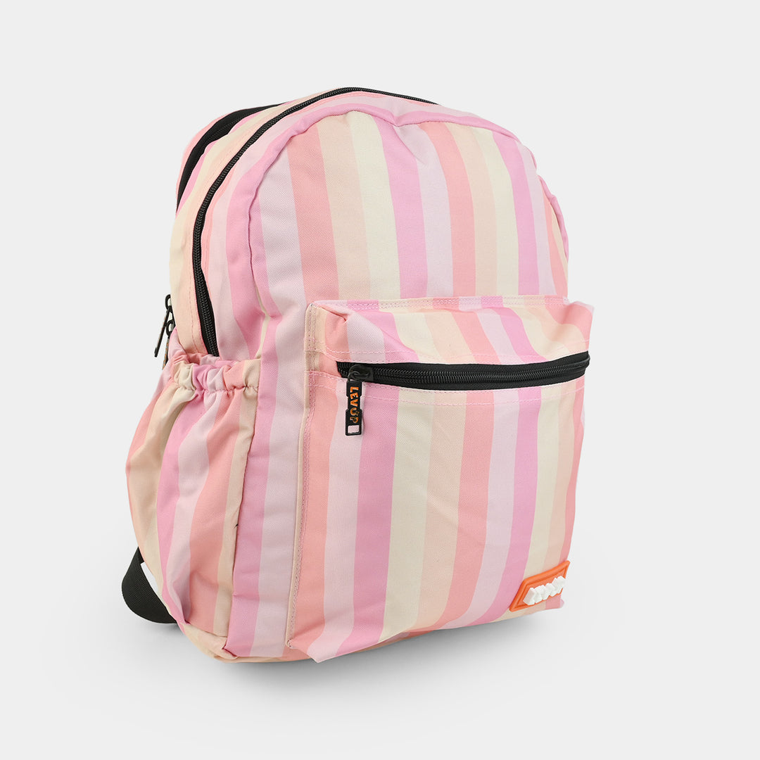Levup Pinks & Peach Stripes Backpack
