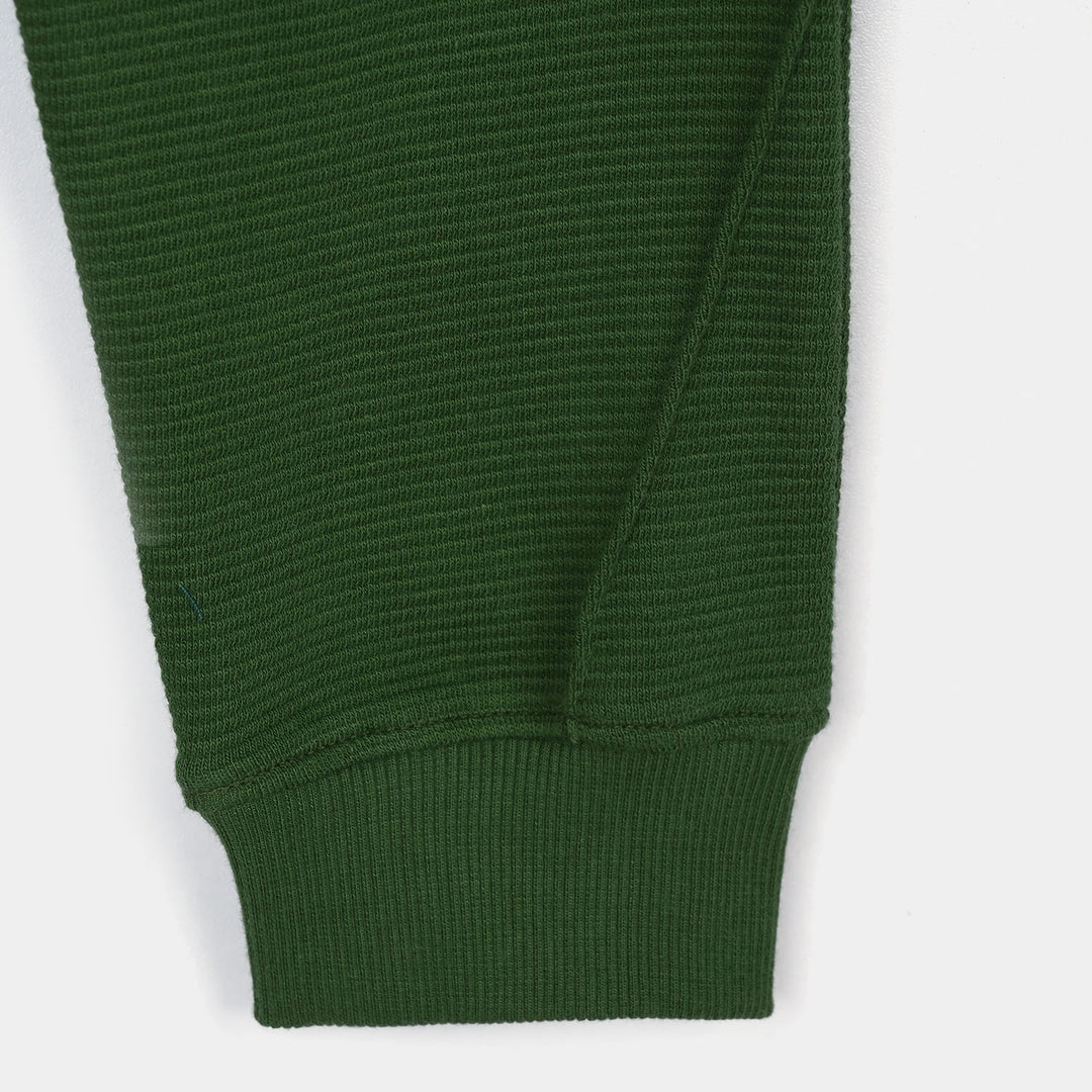 Boys Ottoman Ottoman Pajama Speed Ahead-Olive Green