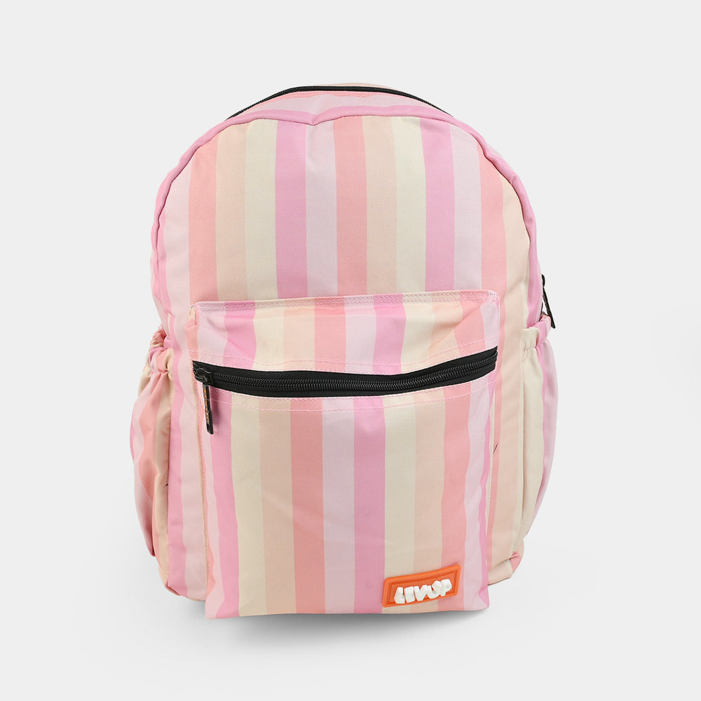 Levup Pinks & Peach Stripes Backpack