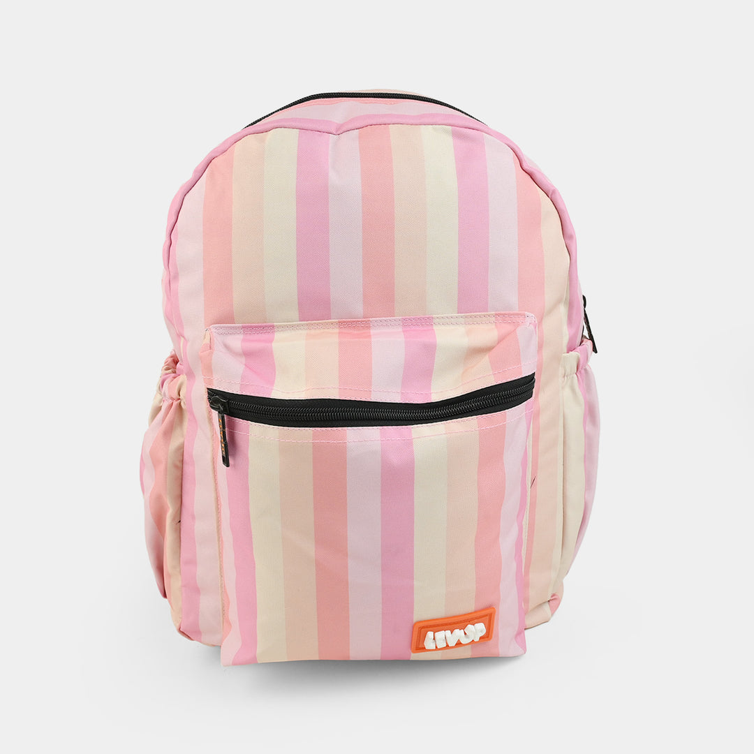 Levup Pinks & Peach Stripes Backpack
