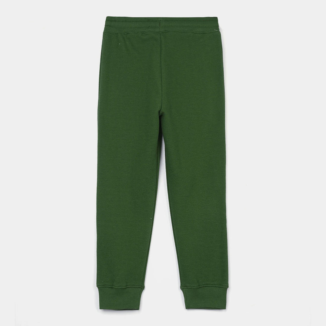 Boys Ottoman Ottoman Pajama Speed Ahead-Olive Green