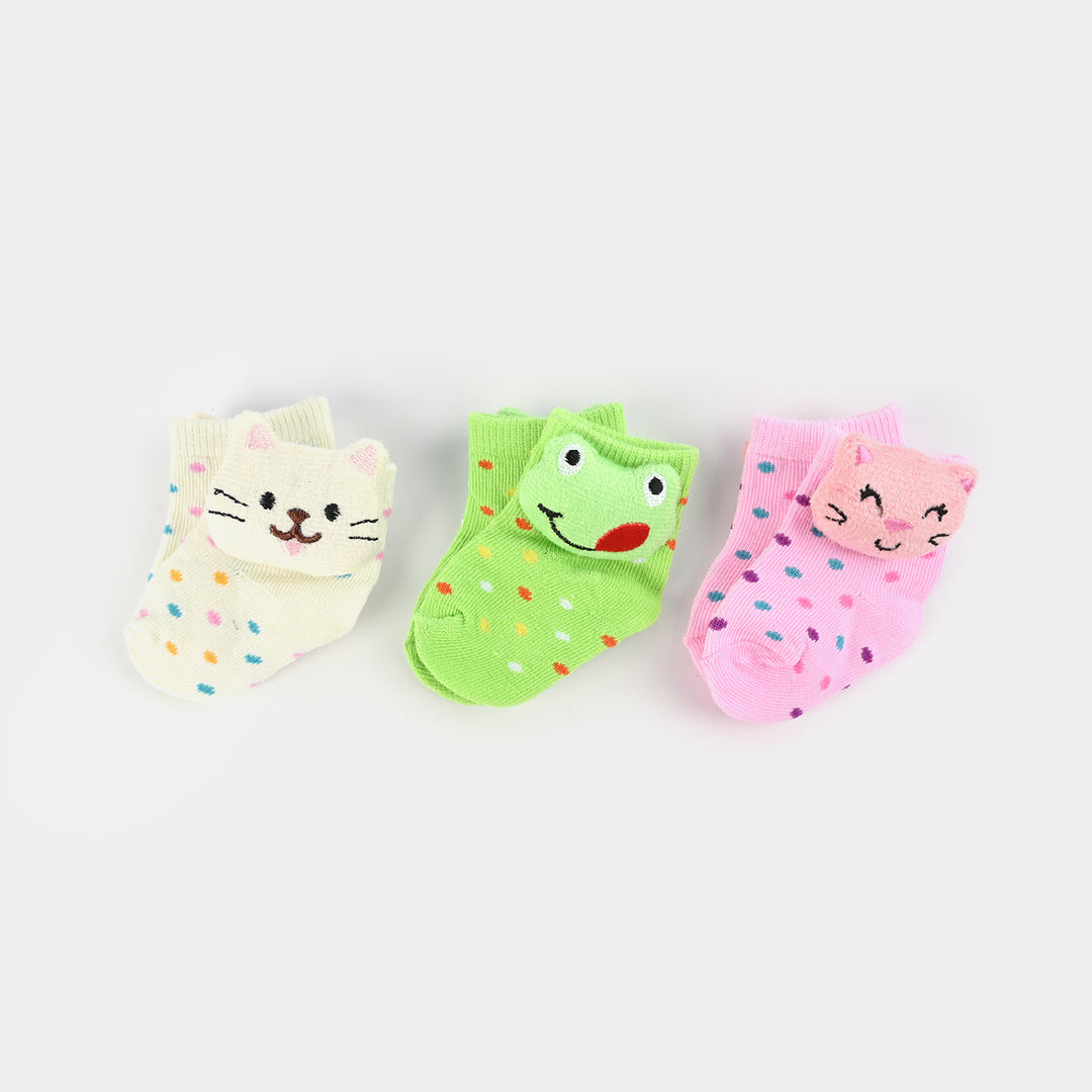Character Baby Socks 3PCs Set | 0-12M