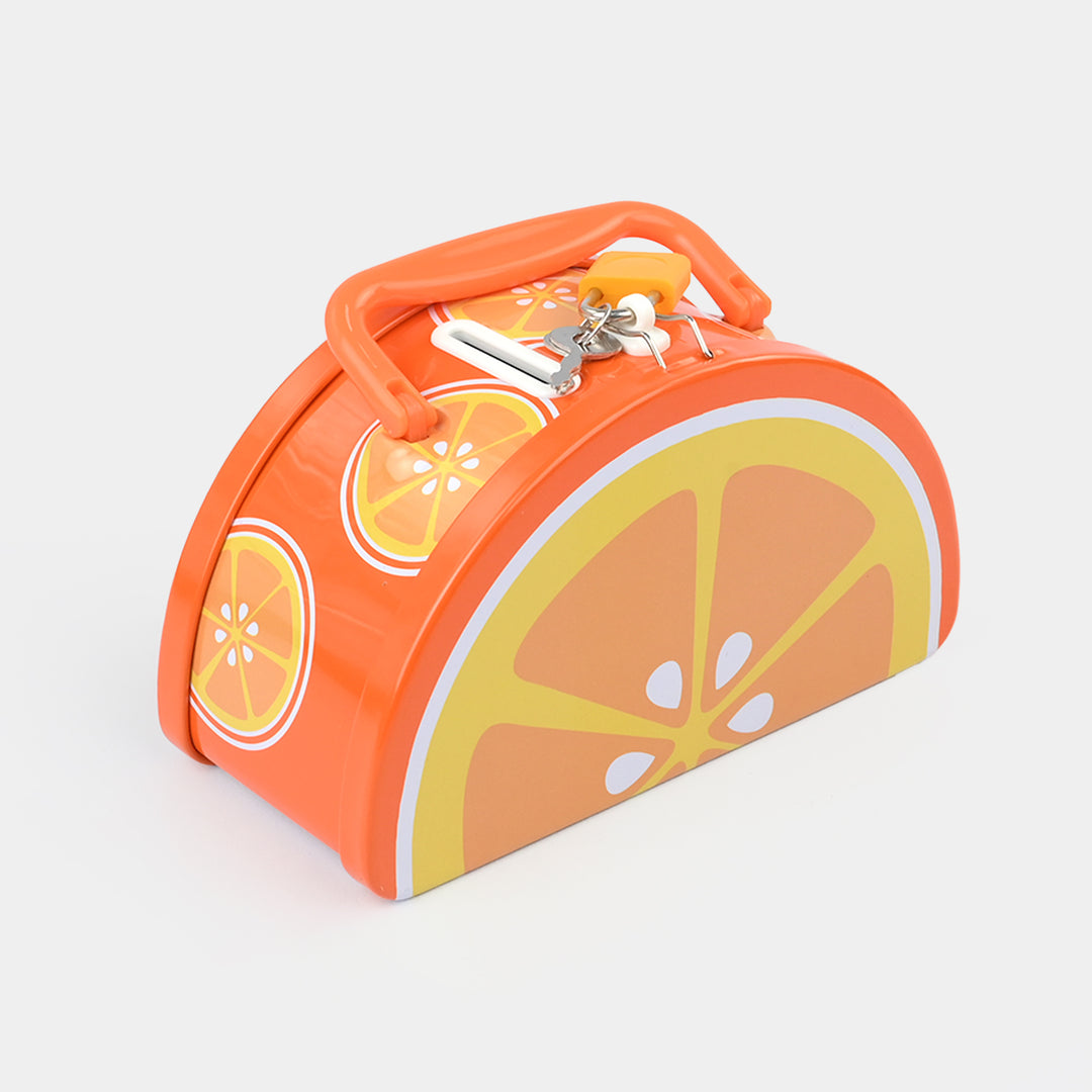Metal Coin/Money Box with Lock For Kids