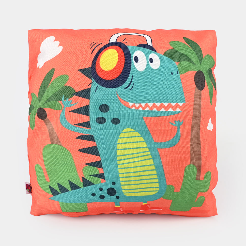 Printed Soft Cushion-Orange