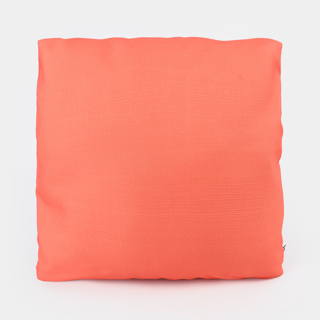 Printed Soft Cushion-Orange