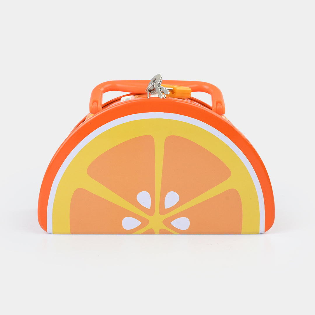 Metal Coin/Money Box with Lock For Kids