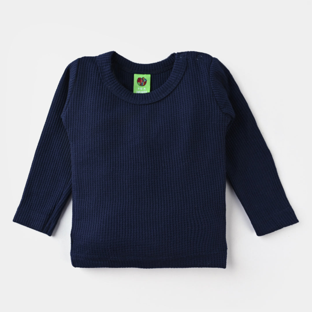 Infant Unisex Thermal Inner Wear -Navy Blue