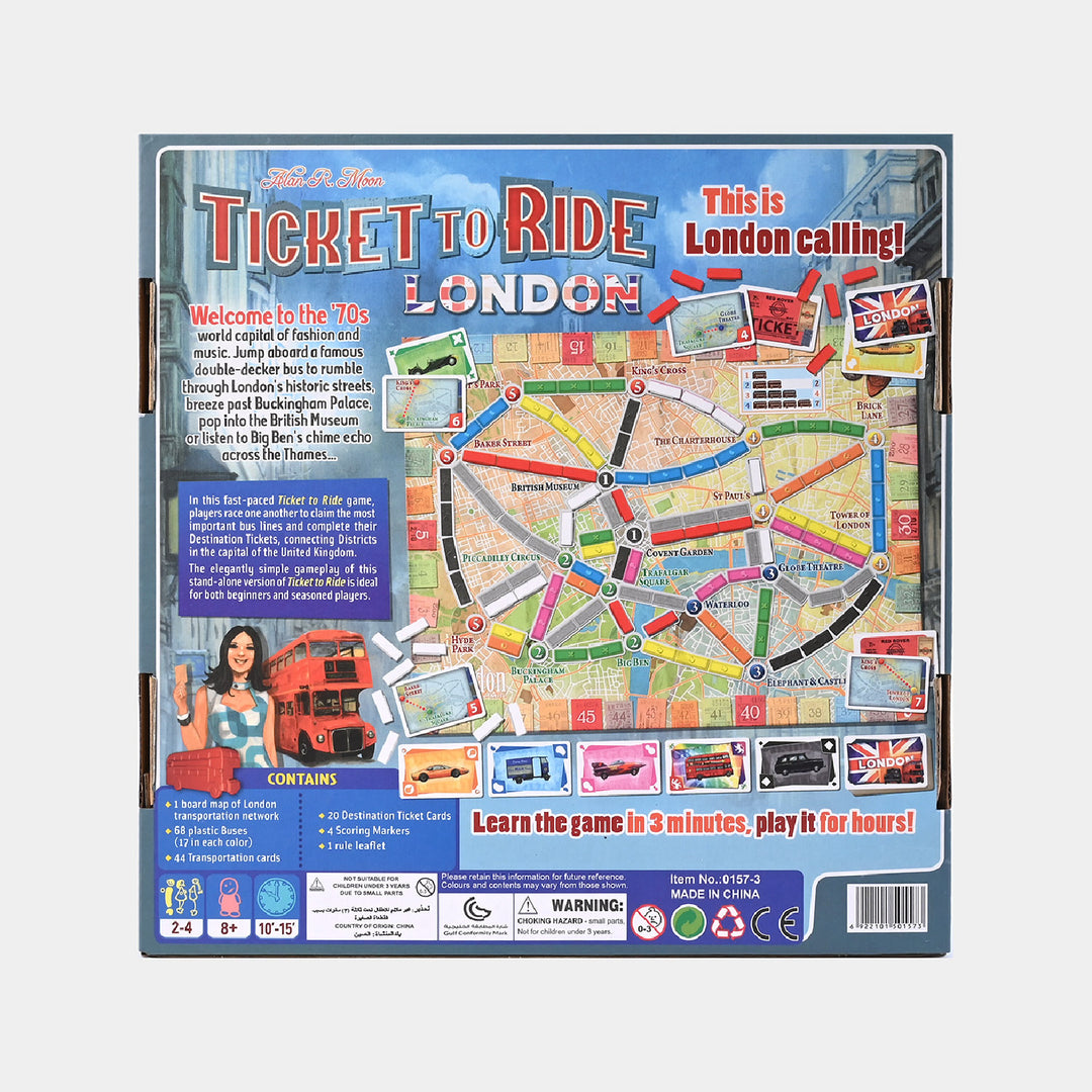 Travel Ticket to Ride London Game