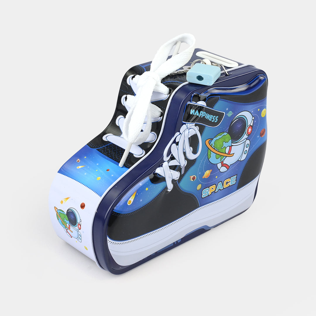 Metal Coin/Money Box with Lock For Kids