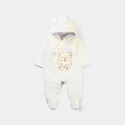 Infant Unisex Romper-Off.White