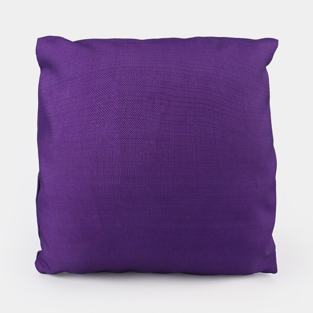 Printed Soft Cushion-Purple