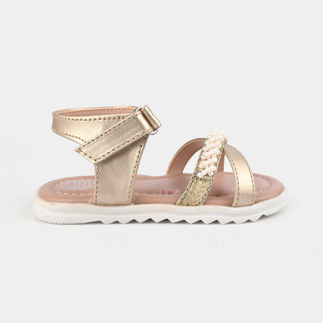 Girls Sandal 1307-Golden