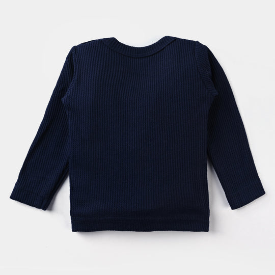 Infant Unisex Thermal Inner Wear -Navy Blue