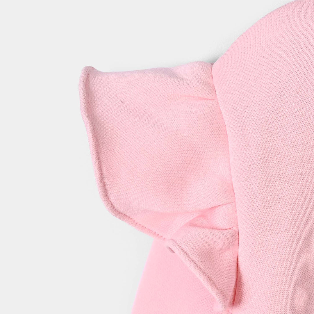 Girls Fleece Sweatshirt Good Days- Pink