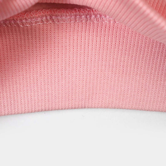 Girls Fleece Sweatshirt Good Days- Pink