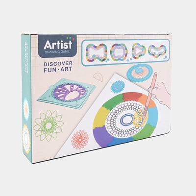 Geometric Spirograph Art Kit For Kids