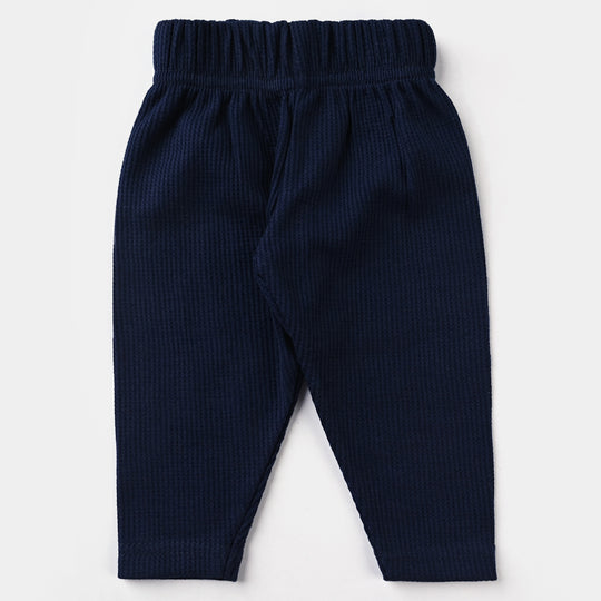 Infant Unisex Thermal Inner Wear -Navy Blue