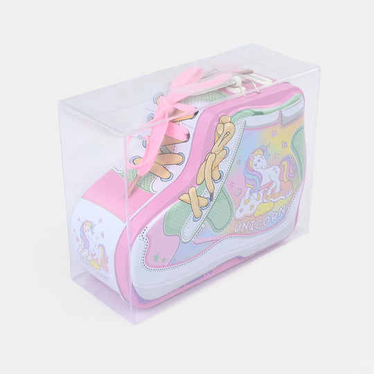 Metal Coin/Money Box with Lock For Kids