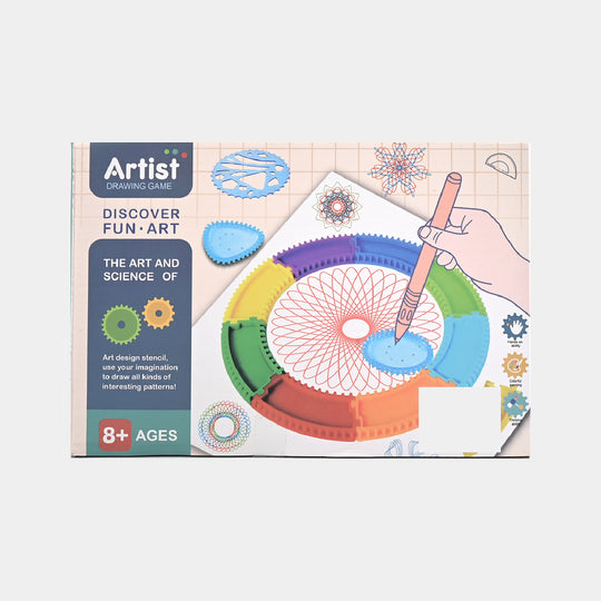 Geometric Spirograph Art Kit For Kids