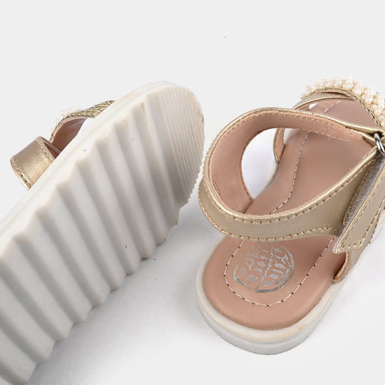 Girls Sandal 1307-Golden