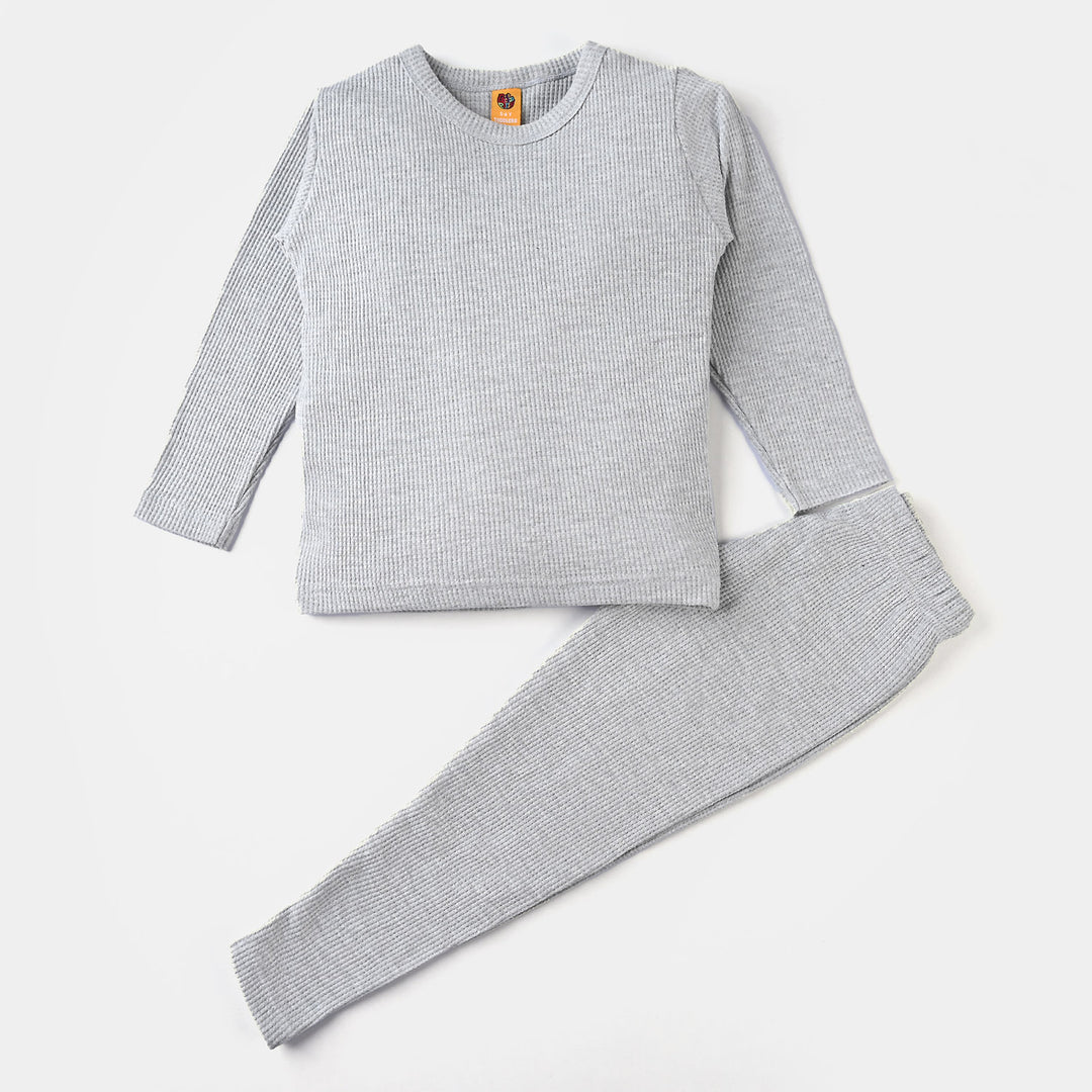 Kids Thermal Inner Suit-H. Grey