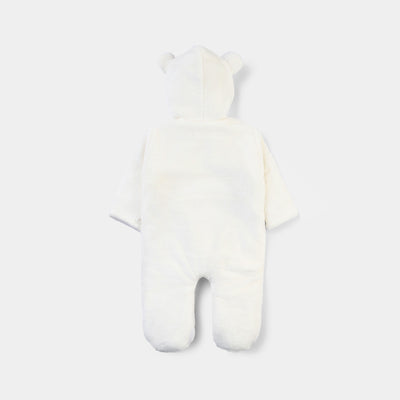 Infant Unisex Romper-Off.White