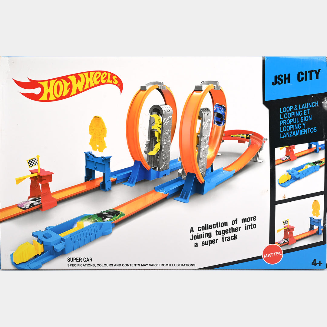 Track Racing Car Set for Kids