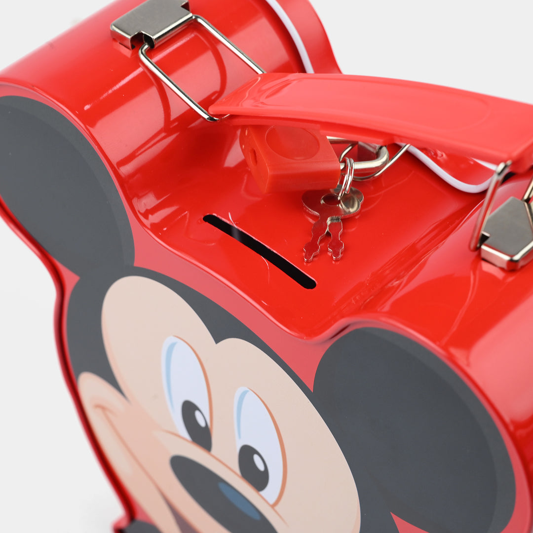 Metal Coin/Money Box with Lock For Kids