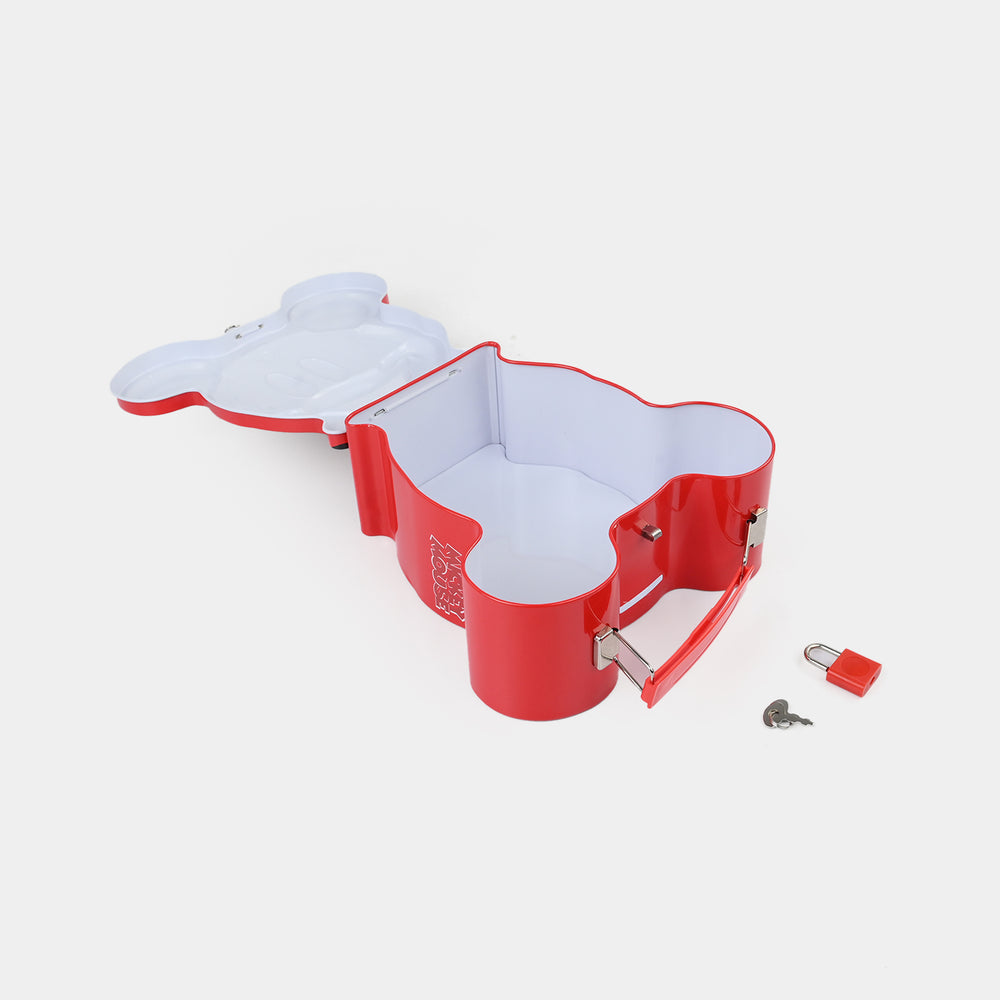Metal Coin/Money Box with Lock For Kids