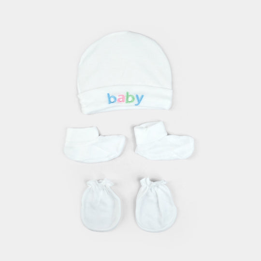 Cap Mitten & Booties Set