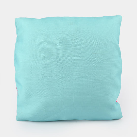 Printed Soft Cushion-Blue