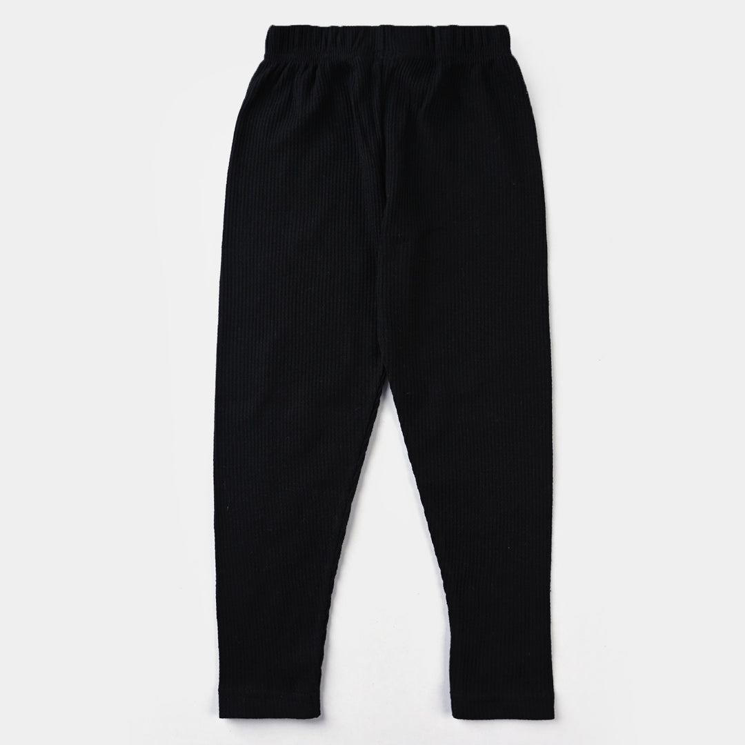 Kids Thermal Inner Suit-Black