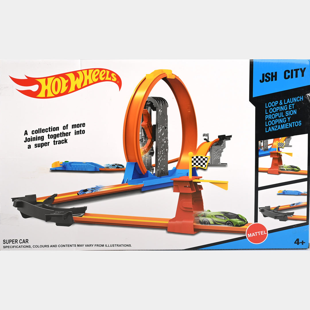 Track Racing Car Set for Kids