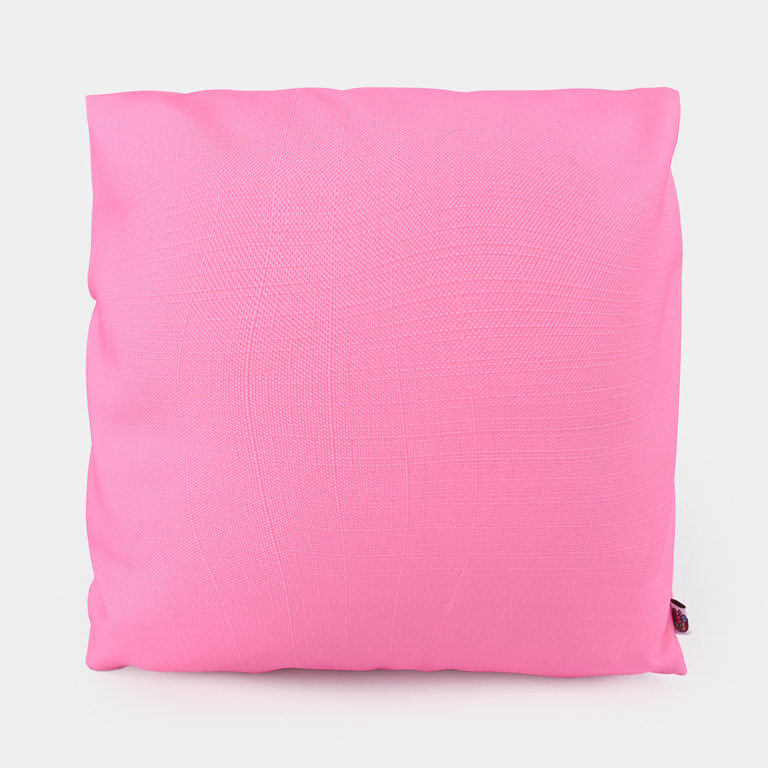 Printed Soft Cushion-Pink