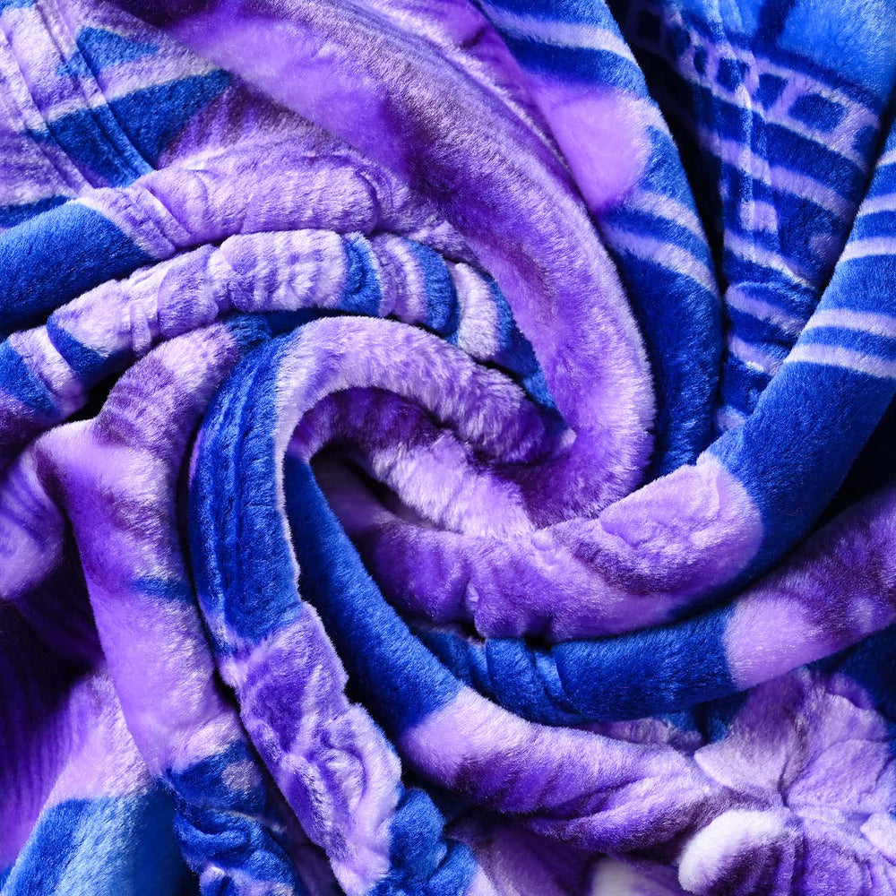 Blanket Embossed Design | Dark Blue