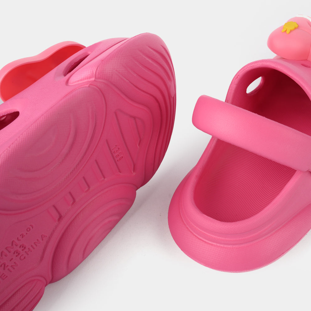 Girls Clogs 1389-14 - Fuchsia