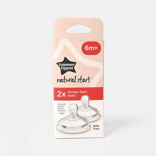 Tommee Tippee Natural Start Thicker Feed Teats (6m+)