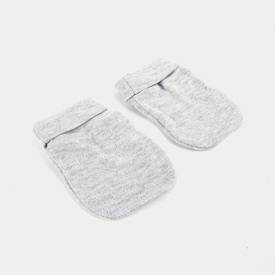 Baby Mittens 3M+ Light Grey