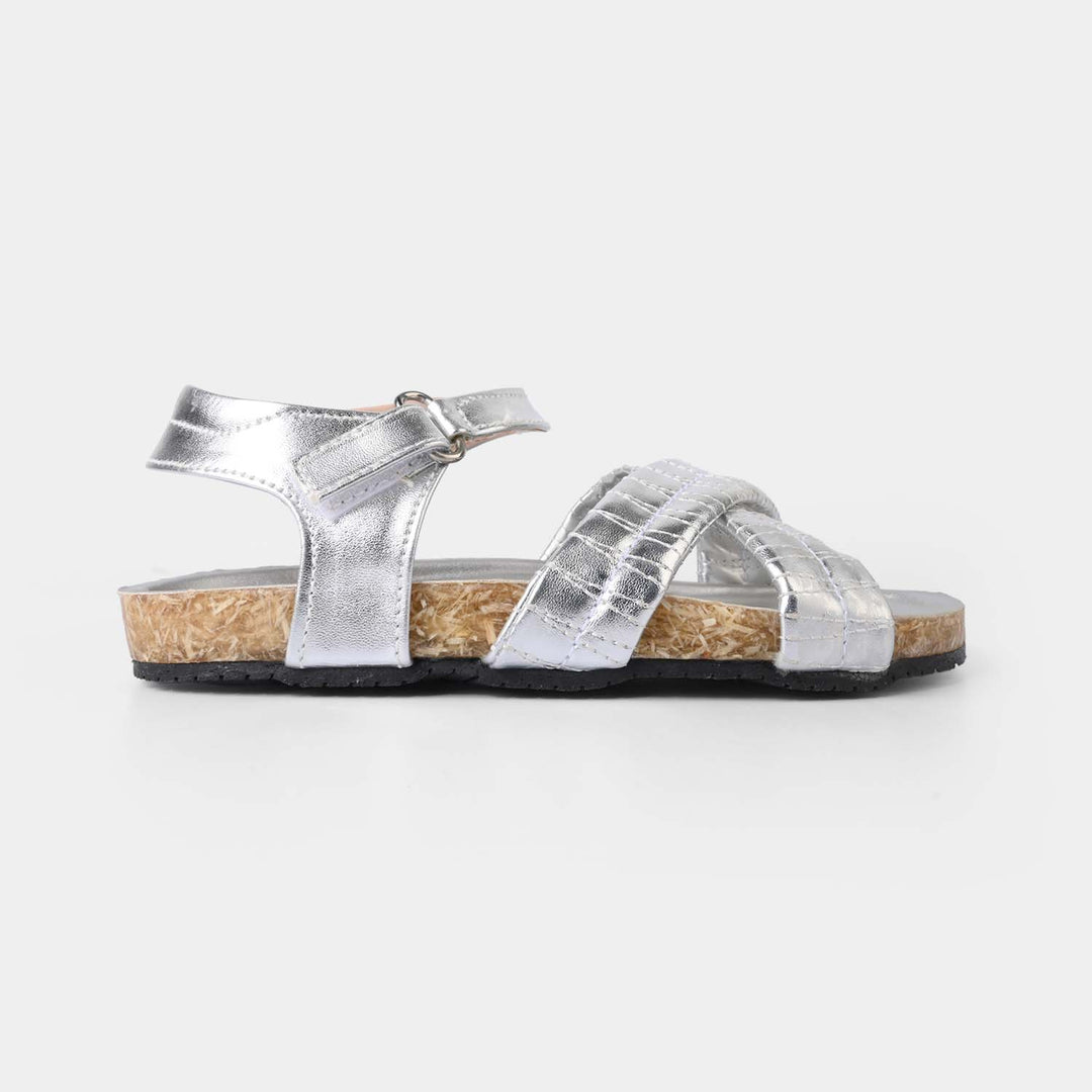 Teens Girls Sandal 11-142-SILVER