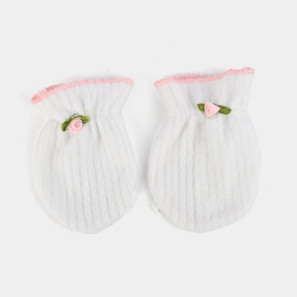 Baby Mittens 0M+ - White