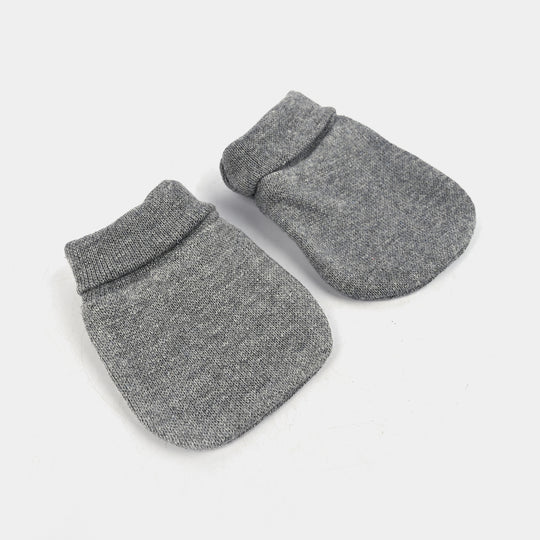 Baby Mittens 3M+ Grey